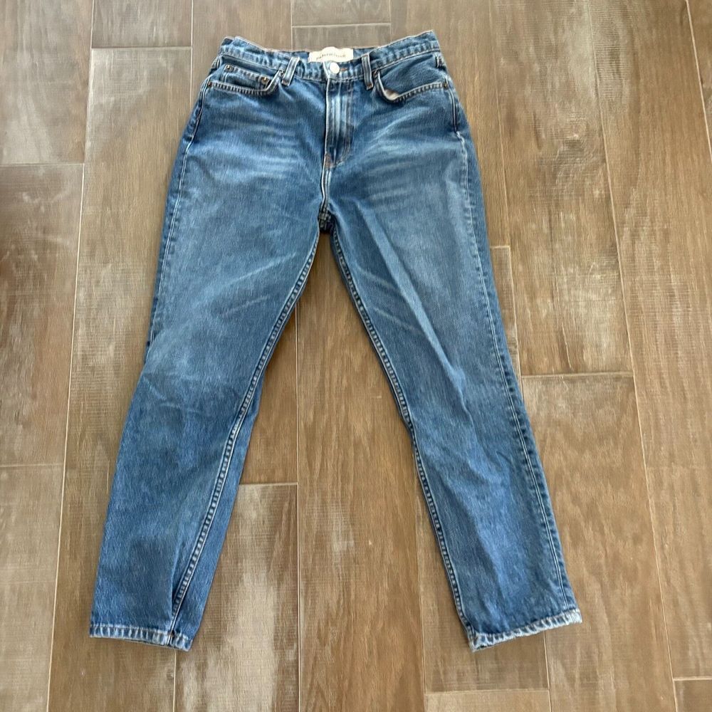 Reformation Womens Julia High Cigarette Boho Jeans Mid Rise Size 27